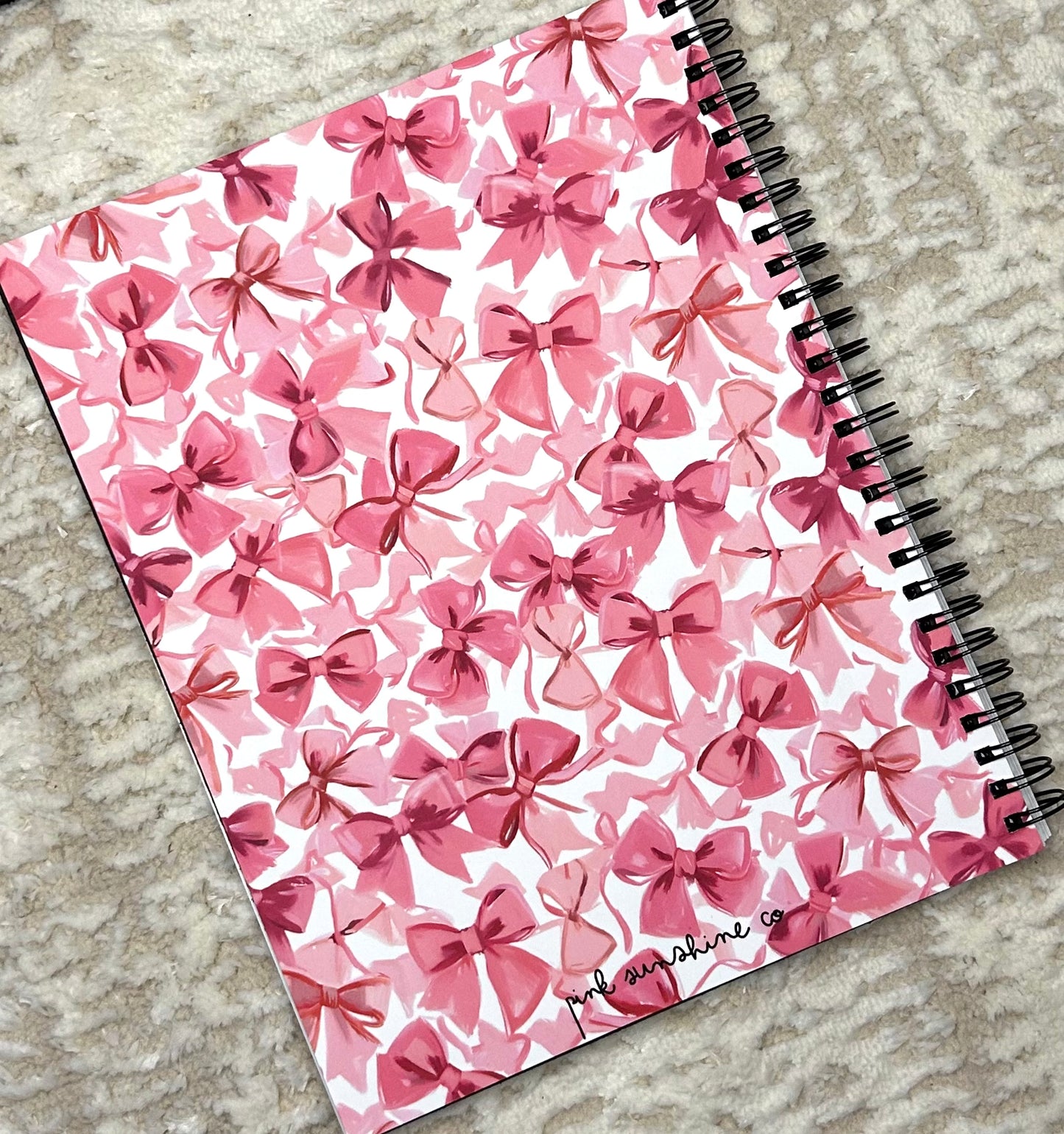 Rosette Daydream Notebook - Pink Sunshine Co LLC
