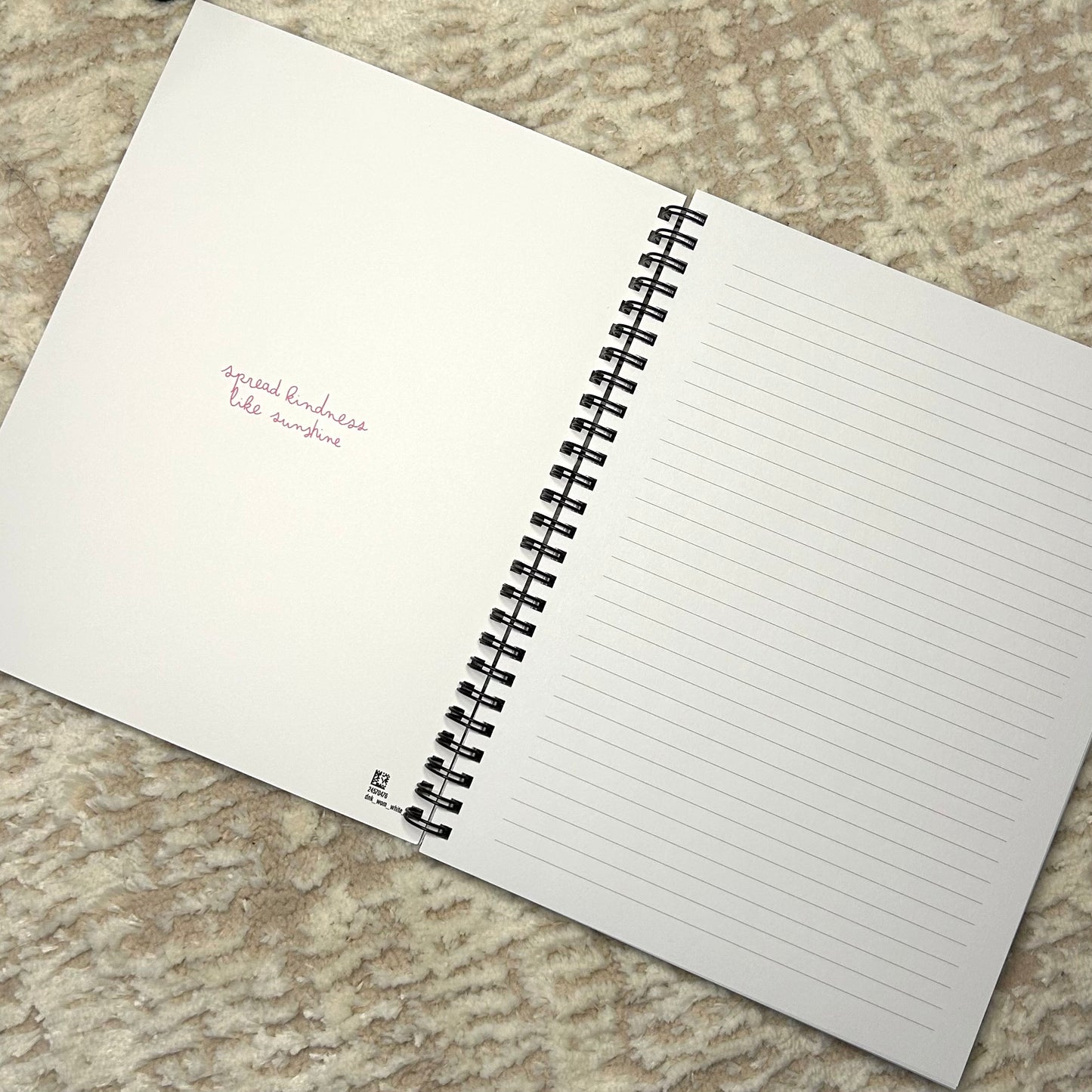 Notes & Nonsense Confetti Floral Notebook - Pink Sunshine Co LLC