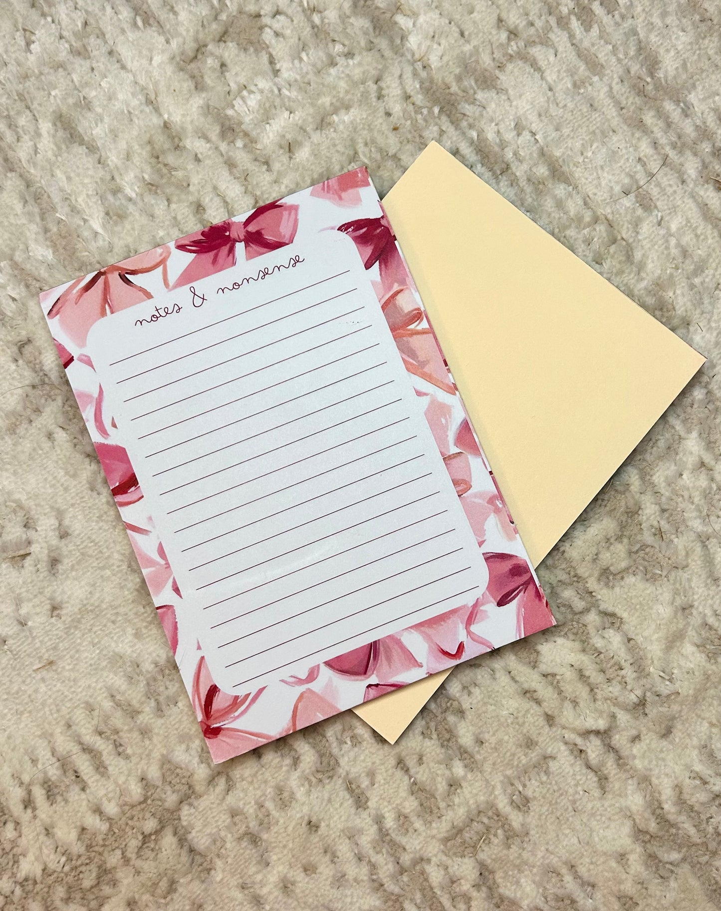 Rosette Reverie Notes & Nonsense Notepad