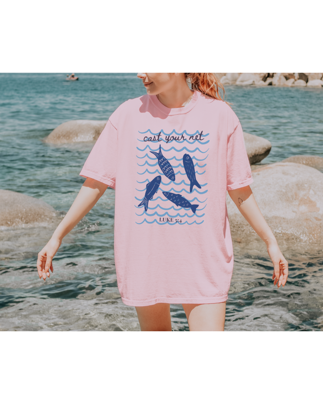 Cast Your Net Faith Tee