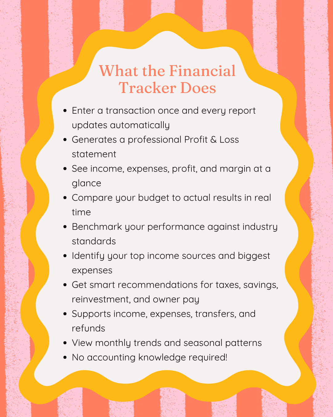 Small Business Pricing Toolkit & Financial Tracker by Pink Sunshine Co. - Digital Download