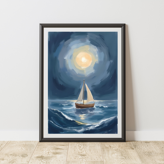 Safe in the Storm Art Print - Digital Download