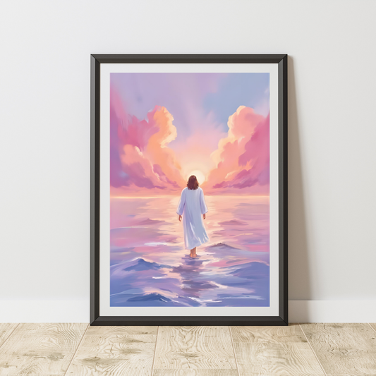 Even the Waves Obey Art Print - Digital Download