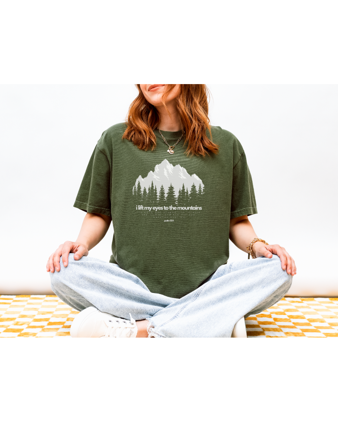 Lift My Eyes Mountain Tee