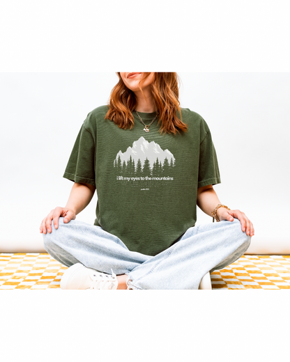Lift My Eyes Mountain Tee