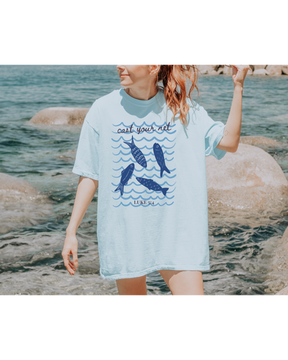 Cast Your Net Faith Tee