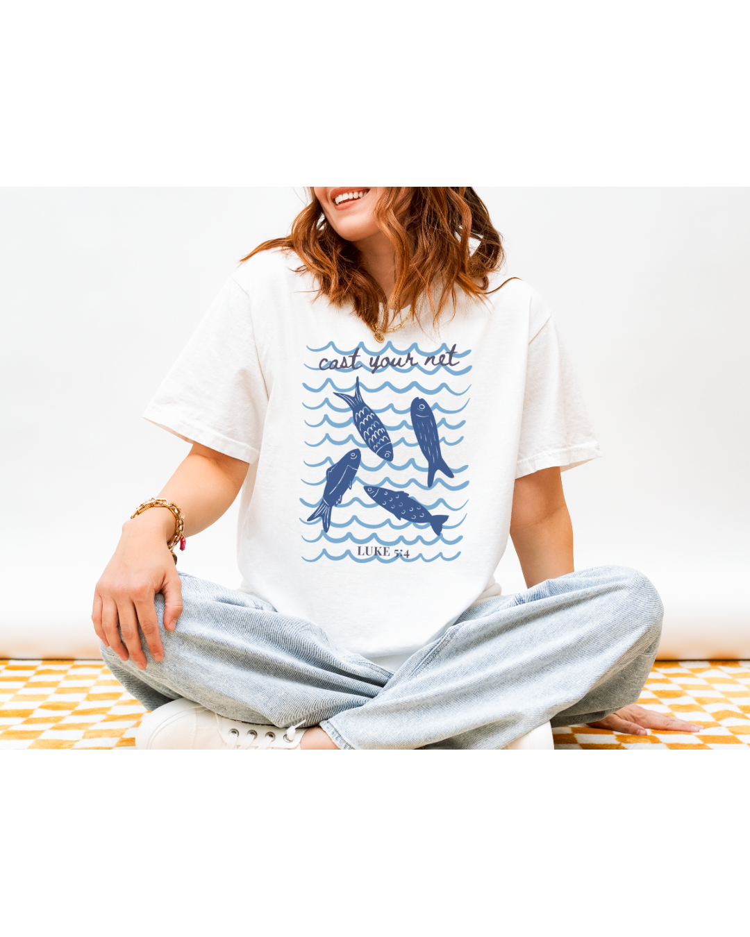 Cast Your Net Faith Tee