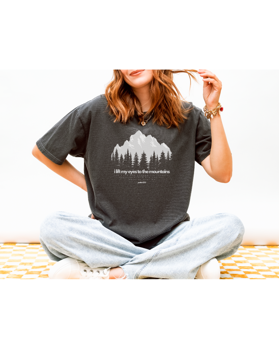 Lift My Eyes Mountain Tee