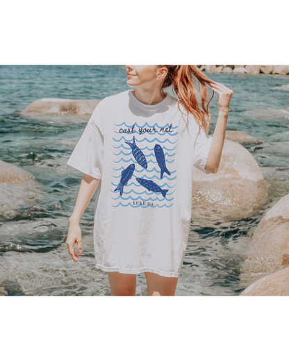 Cast Your Net Faith Tee