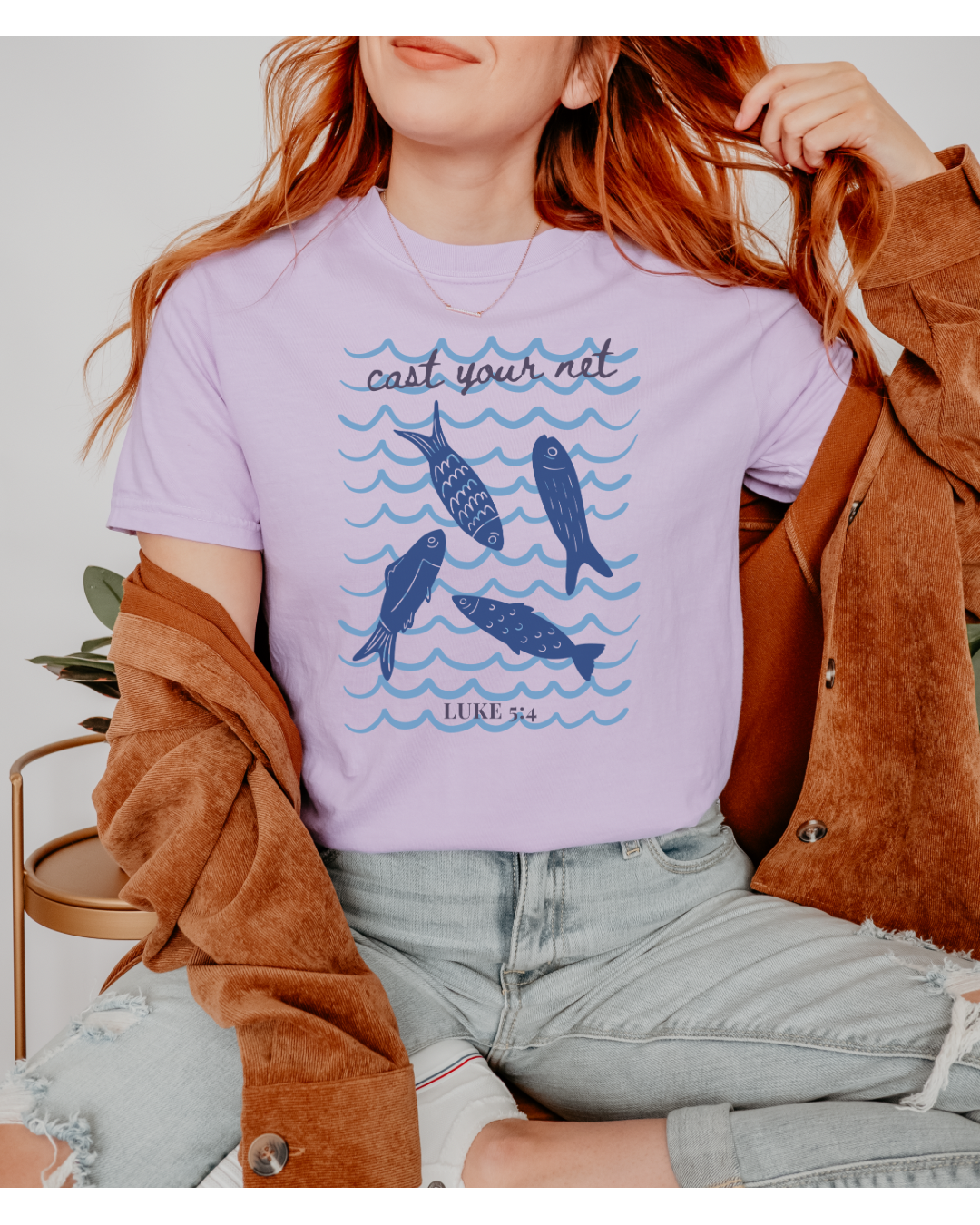 Cast Your Net Faith Tee