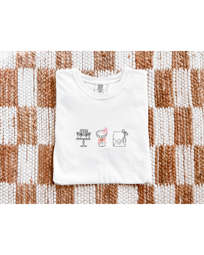 Minimalist Galentines Celebration Tee