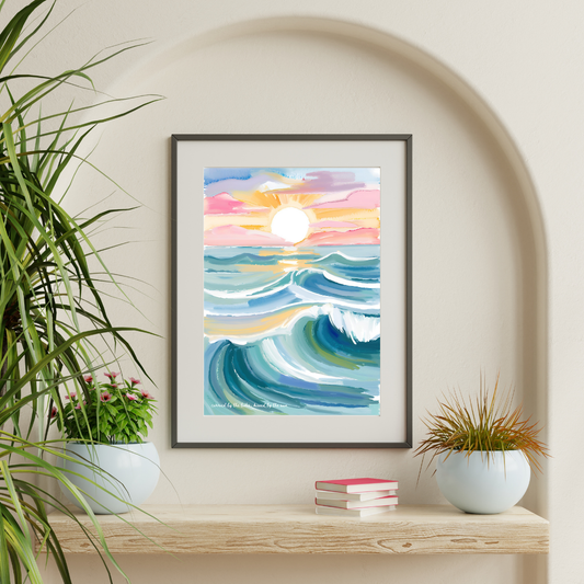 Tides of Gold Art Print- Digital Download